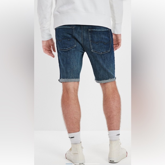 American Eagle Airflex+ Men's Ripped Denim At The Knee Jean NWOT - Picture 5 of 9